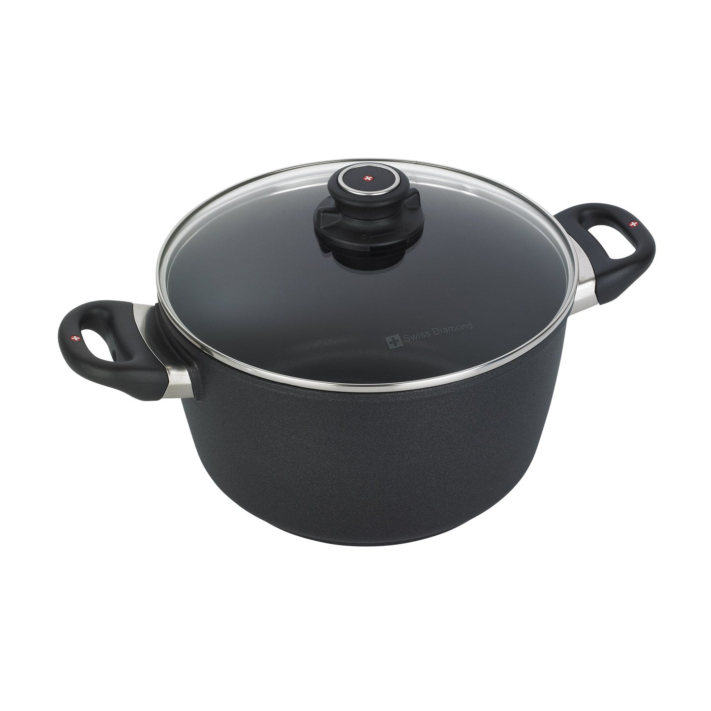 Swiss Diamond® XD 5.5 qt Nonstick Stock Pot with Lid