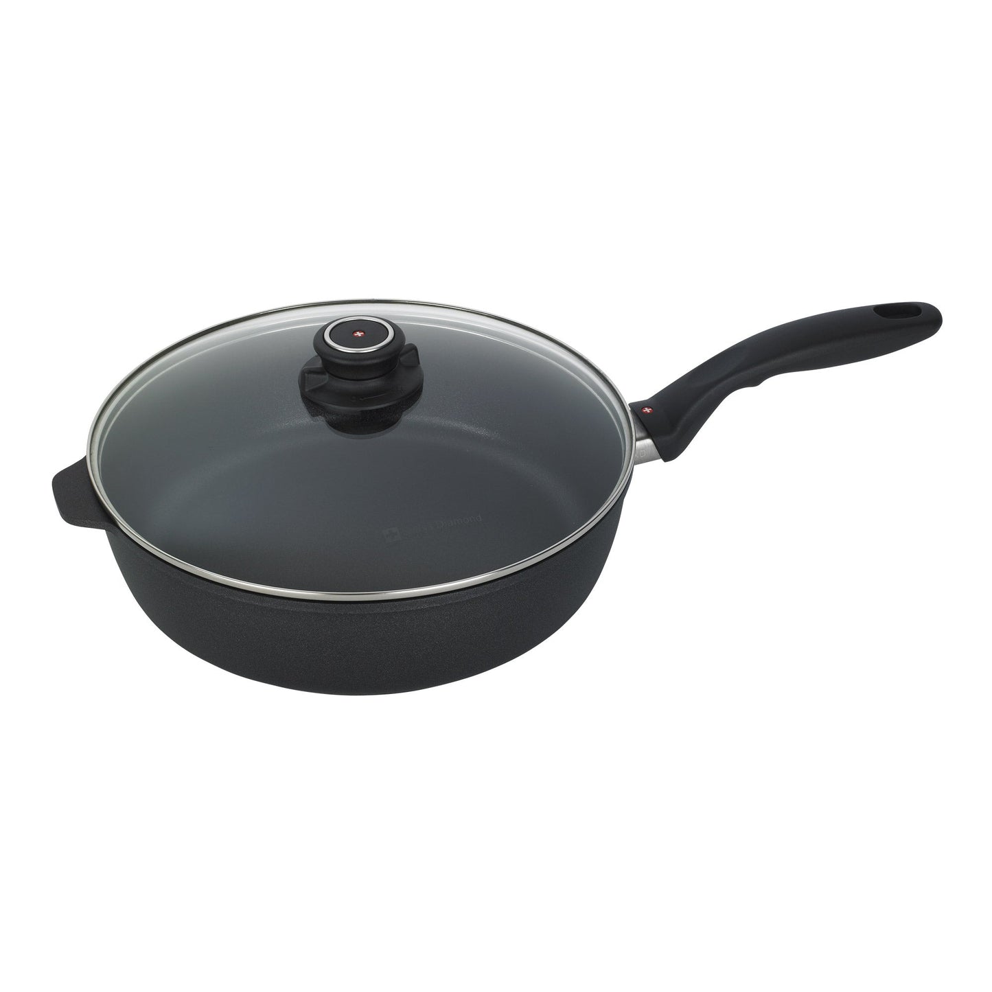 Swiss Diamond® XD Nonstick 4.3 qt Saute Pan with Glass Lid