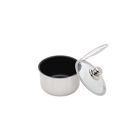 Swiss Diamond® Nonstick Clad Saucepan 2.6 qt with Lid